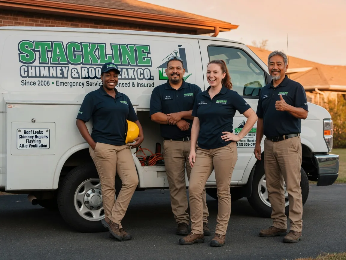 Chimney flashing repair company in White, PA